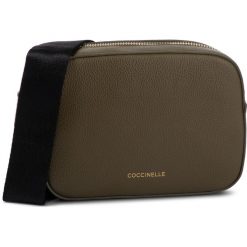 Torebka COCCINELLE - EV3 Mini Bag E5 EV3 55 I1 07 Evergreen G06. Zielone listonoszki damskie Coccinelle, bez wzorów, ze skóry, bez dodatków. W wyprzedaży za 419,00 zł.