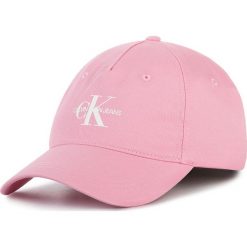 Czapka z daszkiem CALVIN KLEIN JEANS - J Monogram Cap W K60K605812 TFK. Różowe czapki damskie Calvin Klein Jeans, bez wzorów, z bawełny. W wyprzedaży za 109,00 zł.