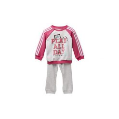 Spodnie dresowe dziewczęce: Zestawy dresowe adidas Dres z materiału frotté Graphic