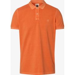 Marc O'Polo - Męska koszulka polo, pomarańczowy. Pomarańczowe koszulki męskie Marc O'Polo, m, bez wzorów, z bawełny, polo, bez rękawów. Za 259,95 zł.