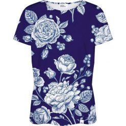 Bluzki damskie: Colour Pleasure Koszulka damska CP-030 200 granatowa r. M/L