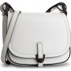 Torebka COCCINELLE - DA0 Fauve E1 DA0 55 01 01 Blanche/Noir 760. Białe listonoszki damskie Coccinelle, ze skóry. Za 1049,90 zł.