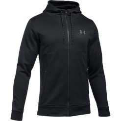 UA Storm Armour Fleece Full Zip 1299128-001. Czarne bluzy męskie Under Armour, xs, bez wzorów, z poliesteru, bez kołnierzyka, bez rękawów, bez kaptura. W wyprzedaży za 199,99 zł.