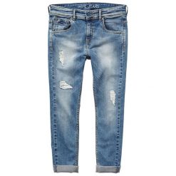 Pepe Jeans Jeansy Chłopięce Hero 116 Niebieski. Niebieskie spodnie chłopięce marki Pepe Jeans, z jeansu. Za 0,00 zł.