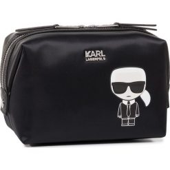 Kosmetyczka KARL LAGERFELD - 201W3201 Black. Czarne kosmetyczki męskie KARL LAGERFELD, bez wzorów, z tkaniny. Za 369,00 zł.