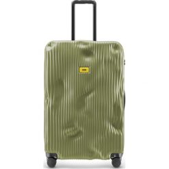 Walizka Stripe duża Olive. Zielone walizki Crash Baggage, bez wzorów. Za 1376,00 zł.