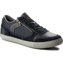 Sneakersy GEOX - U Box C U82R3C 022ME C4064 Navy. Niebieskie sneakersy męskie Geox, na co dzień, bez wzorów, ze skóry, bez zapięcia. W wyprzedaży za 279,00 zł.
