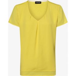 Taifun - Bluzka damska, żółty. Żółte bluzki damskie Taifun, xl, bez wzorów, z dekoltem w serek, bez rękawów. Za 229,95 zł.