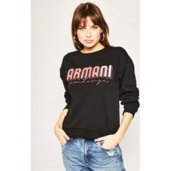 Bluza Armani Exchange 3HYM01 YJE5Z 1200. Czarne bluzy damskie Armani Exchange, l, bez wzorów, z bawełny, bez rękawów, bez kaptura. W wyprzedaży za 339,00 zł.