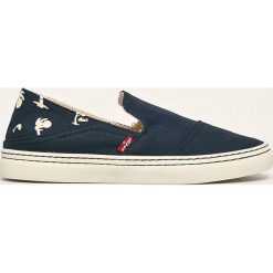 Levi's - Tenisówki. Niebieskie trampki męskie Levi's®, bez wzorów, z gumy, bez zapięcia. Za 219,90 zł.