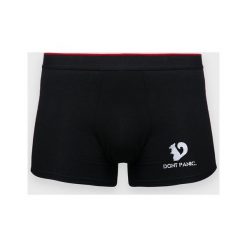 Bokserki męskie Dont Panic. Czerwone bokserki męskie MegaKoszulki, bez wzorów, z elastanu. Za 49,90 zł.