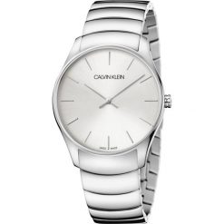 Calvin Klein Classic Too Zegarek Srebrny. Szare zegarki męskie Calvin Klein, srebrne. Za 867,95 zł.