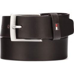 Tommy Hilfiger Adan Pasek Brązowy. Pomarańczowe paski męskie TOMMY HILFIGER, w paski, ze skóry. Za 187,95 zł.
