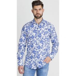 KOSZULA PANKO Joop! Collection. Białe koszule męskie Joop! Collection, s, bez wzorów, z bawełny, z włoskim kołnierzykiem, bez rękawów. Za 249,00 zł.