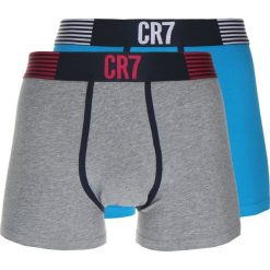 Cristiano Ronaldo CR7 TRUNK 2 PACK Panty turquoise/mottled grey. Niebieskie bokserki męskie marki Cristiano Ronaldo CR7, z bawełny. Za 149,00 zł.