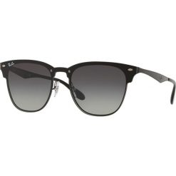 Ray-Ban - Okulary Blaze Clubmaster. Czarne okulary przeciwsłoneczne damskie Ray-Ban. Za 629,90 zł.
