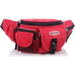 Saszetka nerka męska Bag Street - duże saszetki w 4 kolorach odblaskowe!. Czarne torby męskie sportowe Bag Street, bez wzorów, z materiału, sportowe. Za 44,90 zł.