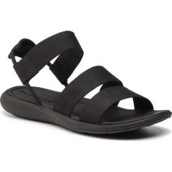 Sandały MERRELL - Duskair Calais Backstrap J97696 Black. Czarne klapki damskie Merrell, bez wzorów, z tworzywa sztucznego, bez obcasa. W wyprzedaży za 219,00 zł.