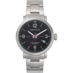 Nautica - Zegarek NAPAVT006. Szare zegarki męskie Nautica, ze stali. W wyprzedaży za 429,90 zł.