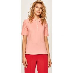 Tommy Hilfiger - T-shirt. Czerwone bluzki damskie TOMMY HILFIGER, s, bez wzorów, z elastanu, bez kołnierzyka. Za 269,90 zł.