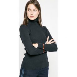 Vila - Sweter Solanda. Niebieskie swetry damskie marki Vila, s, bez wzorów, z bawełny, z krótkim rękawem, krótkie, bez kaptura. W wyprzedaży za 69,90 zł.