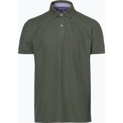 Tommy Hilfiger - Męska koszulka polo, zielony. Zielone koszulki męskie TOMMY HILFIGER, m, bez wzorów, z bawełny, bez rękawów. Za 279,95 zł.