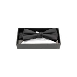 Krawaty i akcesoria Selected 16033669 NIGHT BOWTIE. Czarne krawaty męskie Selected, bez wzorów. Za 80,27 zł.