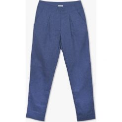 Lniane spodnie damskie Linen horizon jeansowe. Białe spodnie damskie Veva, s, ze lnu. Za 229,00 zł.