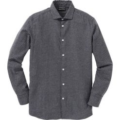 Koszula flanelowa Regular Fit bonprix szary wzorzysty. Szare koszule męskie marki bonprix, xl. Za 54,99 zł.