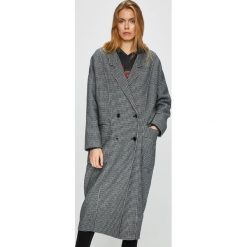 Pinko - Płaszcz. Czarne kurtki damskie Pinko, l, bez wzorów, z wełny, bez kaptura. W wyprzedaży za 1999,00 zł.
