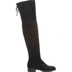 Buty zimowe damskie: Czarne Kozaki Ivory Tower