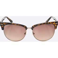Guess Jeans - Okulary GG1112_52F. Żółte okulary przeciwsłoneczne damskie marki Guess Jeans, prostokątne. W wyprzedaży za 199,90 zł.