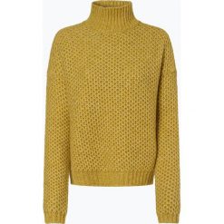 HUGO - Sweter damski z dodatkiem alpaki – Suzanny, żółty. Żółte swetry damskie HUGO, xl, bez wzorów, z dzianiny, bez rękawów, bez kaptura. Za 549,95 zł.