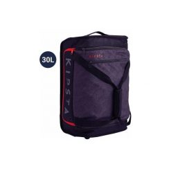 Torba sportowa na kółkach Essentiel 30 Litrów. Czarne torby męskie sportowe KIPSTA, z poliesteru, sportowe. Za 89,99 zł.