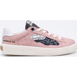 Pepe Jeans - Tenisówki. Szare buty dziewczęce sportowe Pepe Jeans, z jeansu, na sznurówki. W wyprzedaży za 179,90 zł.