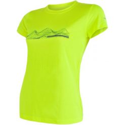 Sensor T-Shirt Damski Coolmax Fresh Pt Mountains Neonowy Żółty M. Żółte koszulki damskie termoaktywne Sensor, m, bez wzorów, z materiału. W wyprzedaży za 89,00 zł.