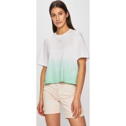 Tally Weijl - Top. Białe bluzki damskie TALLY WEIJL, s, z nadrukiem, z bawełny, z okrągłym kołnierzem. W wyprzedaży za 39,90 zł.