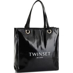Torebka TWINSET - Tote Grande 192TA7170 Nero 00006. Czarne torebki klasyczne damskie Twinset, bez wzorów, ze skóry ekologicznej, klasyczne, duże, bez dodatków. Za 589,00 zł.