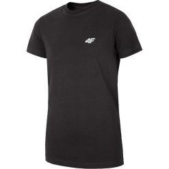 4F Boy's T-shirt HJL20-JTSM023A-20S t-shirt uniseks czarne. Czarne t-shirty chłopięce 4f, bez wzorów, z bawełny, z krótkim rękawem. Za 34,99 zł.