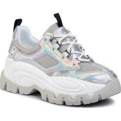 Sneakersy LIU JO - Wave 01 BA0023 TX093 Ice S1121. Szare półbuty damskie Liu Jo, na co dzień, z aplikacjami, ze skóry ekologicznej, bez obcasa, na płaskiej podeszwie, bez zapięcia. W wyprzedaży za 429,00 zł.