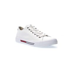 Buty Tommy Hilfiger EM0EM00290 CLASSIC. Białe trampki męskie TOMMY HILFIGER, bez wzorów, bez zapięcia. Za 244,01 zł.
