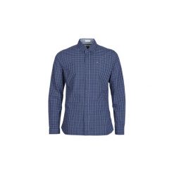 Koszule z długim rękawem Tommy Jeans TJM ESSENTIAL PLAID SHIRT. Niebieskie koszule męskie Tommy Jeans, s, bez wzorów, z jeansu, bez kołnierzyka, z długim rękawem. Za 309,00 zł.