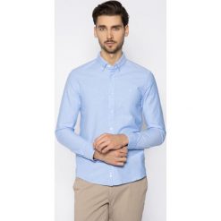 Koszula Calvin Klein Oxford K10K105280. Szare koszule męskie Calvin Klein, m, bez wzorów, casualowe, bez kołnierzyka, bez rękawów. W wyprzedaży za 179,00 zł.