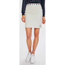 Fila - Spódnica. Szare spódniczki marki Fila, s, z elastanu, z podwyższonym stanem, mini. W wyprzedaży za 119,90 zł.