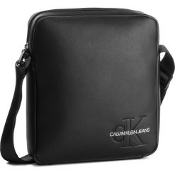 Saszetka CALVIN KLEIN JEANS - Smooth Monogram Flatpack K50K504743 001. Czarne torby męskie skórzane Calvin Klein Jeans, bez wzorów, z jeansu, młodzieżowe. W wyprzedaży za 239,00 zł.