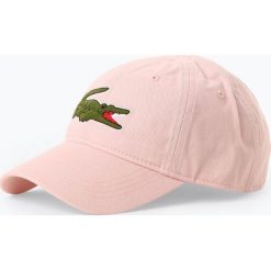 Lacoste - Damska czapka z daszkiem, różowy. Różowe czapki damskie marki Lacoste, z haftami. Za 179,95 zł.