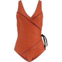 Kostium kąpielowy bonprix brązowy. Pomarańczowe stroje kąpielowe damskie bonprix, bez wzorów. Za 109,99 zł.