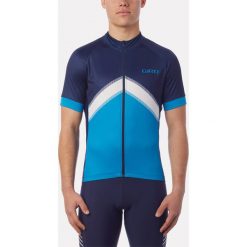 Odzież rowerowa męska: GIRO Koszulka męska CHRONO SPORT SUBLIMATED JERSEY krótki rękaw roz. M niebieska (GR-8053454)