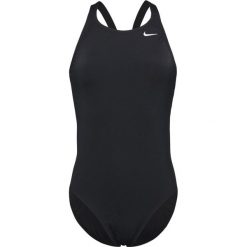 Strój kąpielowy NIKE Hydrastrong Solid NESSA001. Czarne stroje kąpielowe damskie Nike, bez wzorów, z poliesteru. Za 169,00 zł.