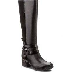 Kozaki KHRIO - 172K8015MIVVAX Nero/Nero/Nero. Czarne kozaki damskie marki Khrio, ze skóry, przed kolano, na wysokim obcasie, na obcasie. W wyprzedaży za 399,00 zł.